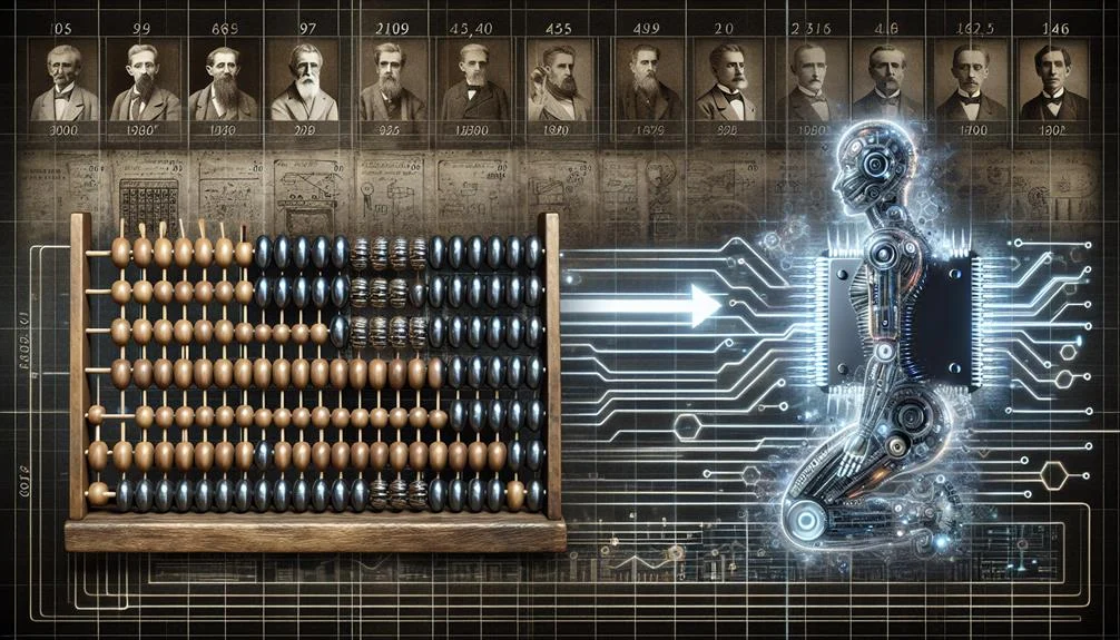 evolution of algorithms over time