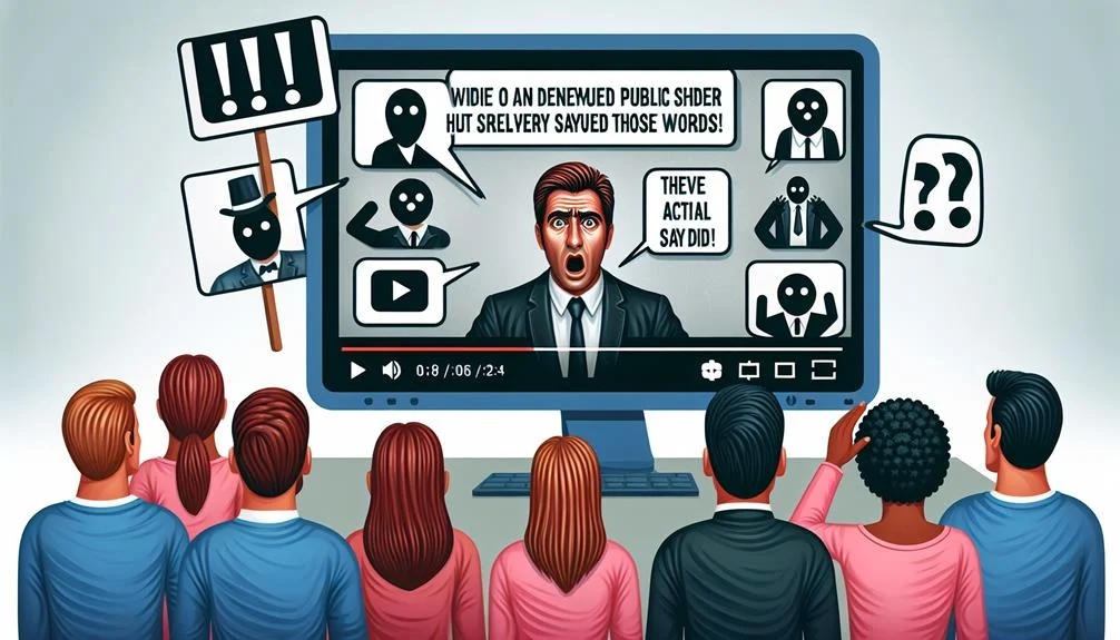 ethical issues  misleading digital video creation